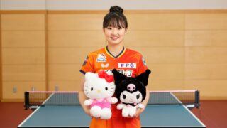 【特希少】ハローキティ　根付け　体育会系　卓球部 美和ちゃん1-320x180.jpg