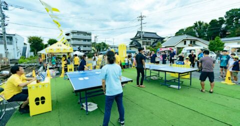 スリッパ卓球大会サムネ